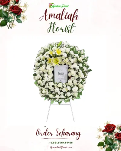 Krans Bunga Duka Cita di Tembung